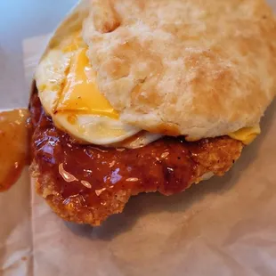 Hot Honey Chicken Sandwich was fire