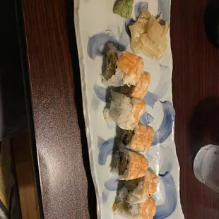 Crunchy shrimp roll