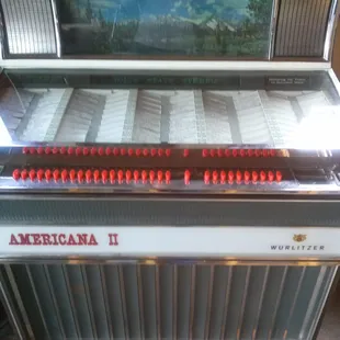 Beautiful juke box.