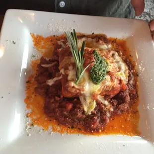 Bolognese lasagna