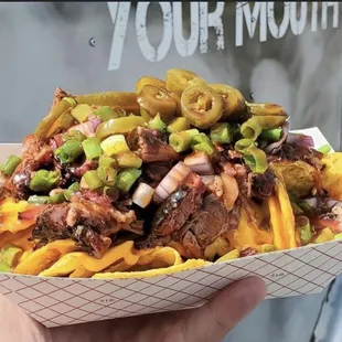 Loaded Brisket Nacho's