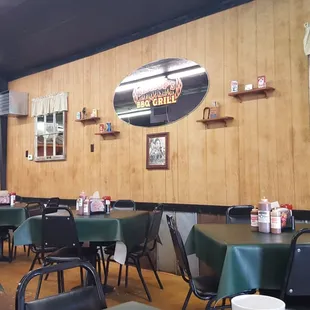 the interior of a restaurant
