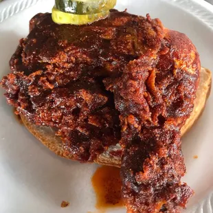 Dark meat hot chicken