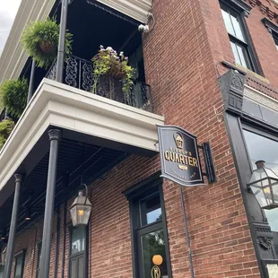 Outside the restaurant, gorgeous facade!