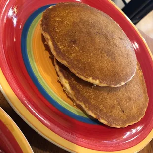 Pancakes are pretty big!