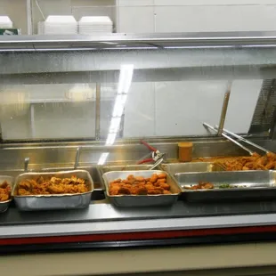 a variety of food items