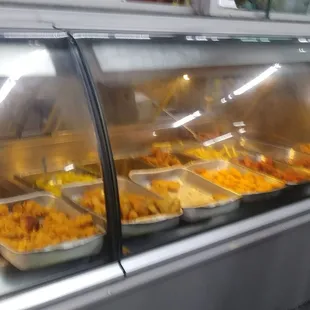 Hot food counter