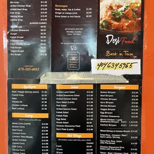 Most updated 2023 menu from their new dine-in restaurant!