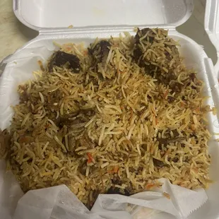 Goat biryani