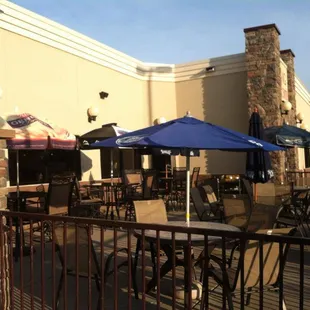 outdoor seating area