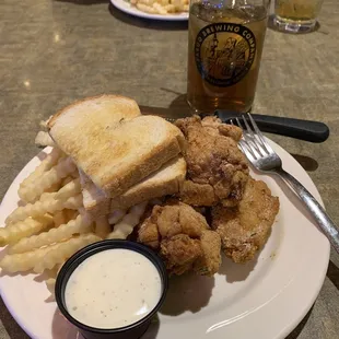 Broasted Chicken Wings, French Fries and Long Island!
