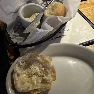 Rolls with butter