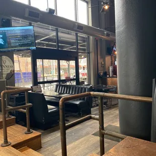 a view from the bar