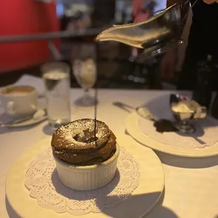 Chocolate soufflé