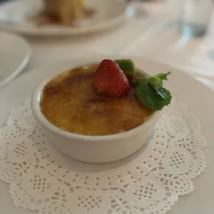 Vanilla cream brûlée