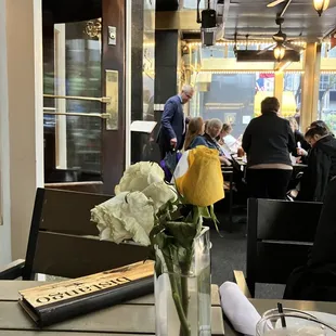 Covered outdoor dining atea