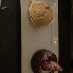 Gluten free lava cake