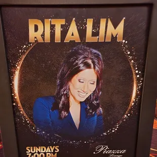 Rita Lim was in the lounge