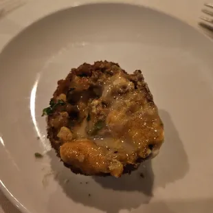 inside of the Arancini