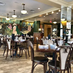 the interior of a restaurant