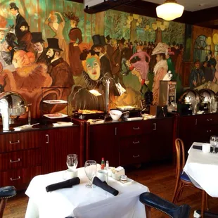 $15.99 BREAKFAST BUFFET: in one of the prettiest casually quaint dining rooms in the Quarter: the Toulouse Lautrec Bar.