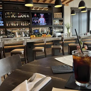 Bar area. Super cozy and beautifully designed.