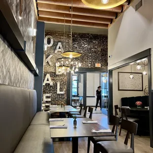 the interior of a restaurant