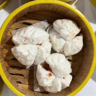 Snow Capped BBQ Buns