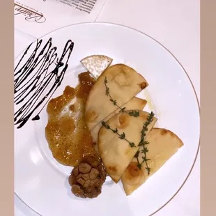 a plate of food on a table