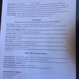 today&apos;s menu