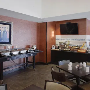 Hot and cold items served fresh daily on our breakfast buffet