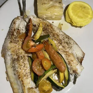 food, grilled fish