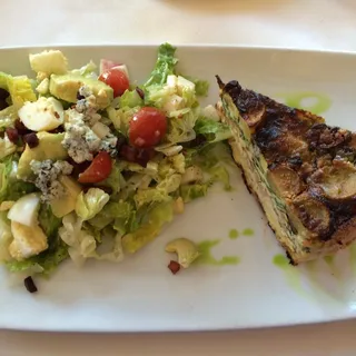 Quiche of the Day and Chopped Salad