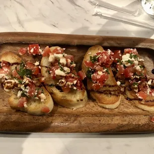 Feta Bruschetta Crostini