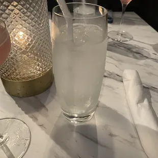 Glass of water