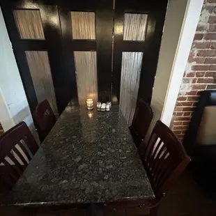 interior, sushi and sashimi