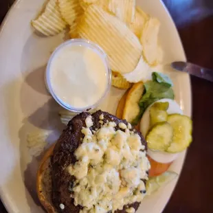 The Blackened Bayou Burger. It was delicious!