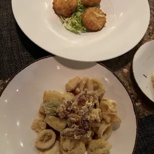Calamari and Salmon Arancini