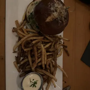 French Onion Burger*  Best burger in Lafayette! 5/5