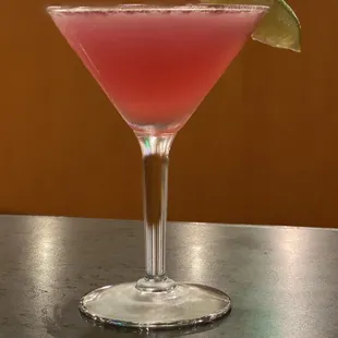 Samantha made a great Cosmo!