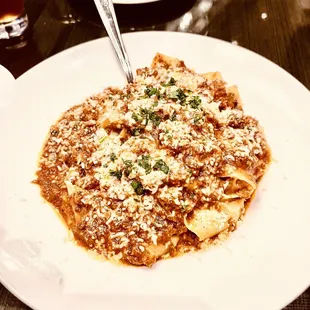 Pappardelle Bolognese