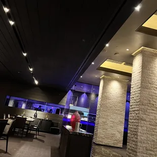 interior, sushi and sashimi