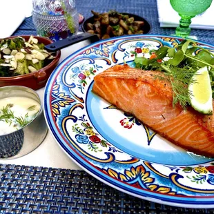 grilled seafood, grilled fish, fish, food, seafood