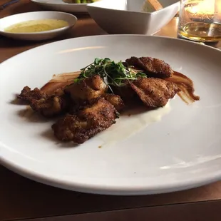 Small Plate of the Blackened Grouper Bites, really, really good. 5/2/18