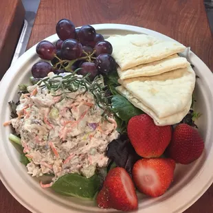 Rosemary Chicken Salad &amp; Fresh Fruit