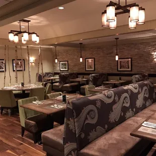 the interior of a restaurant