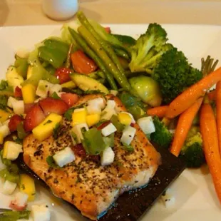 Grilled Salmon Plate