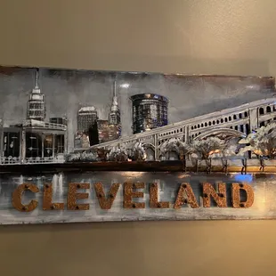 a painting of cleveland