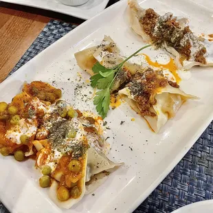 Dumpling Assortment - Spicy Beef, Leek &amp; Scallion, Pumpkin