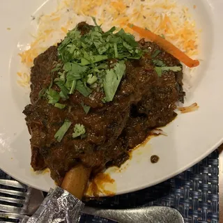 Lamb Shank Sabzi Moghuli